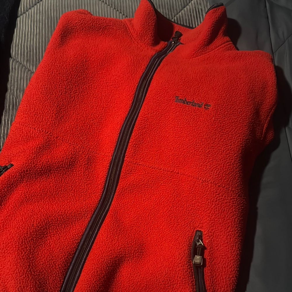 Timberland Red Fleece Jacket
